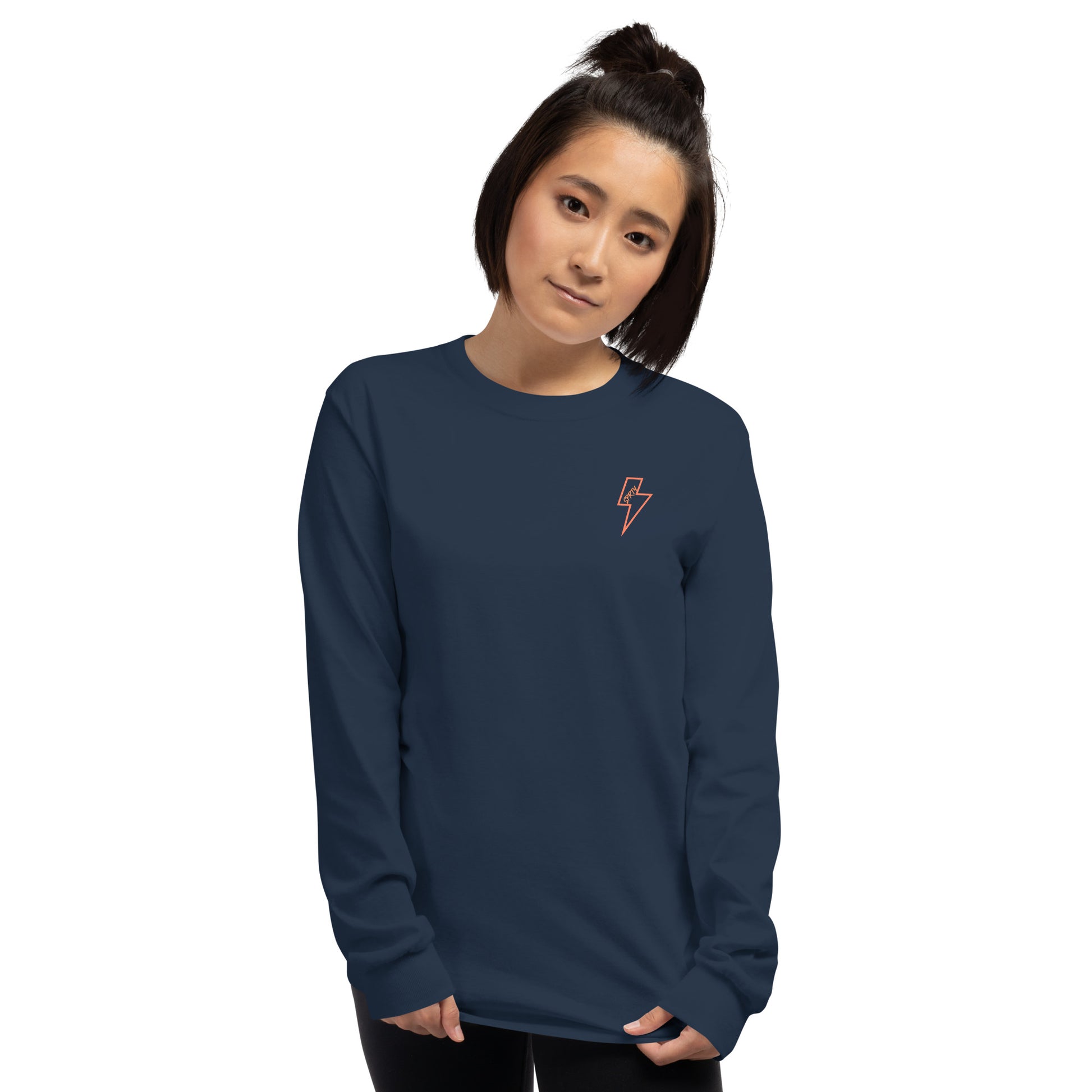 長袖Tシャツ LT001NV-1-OR