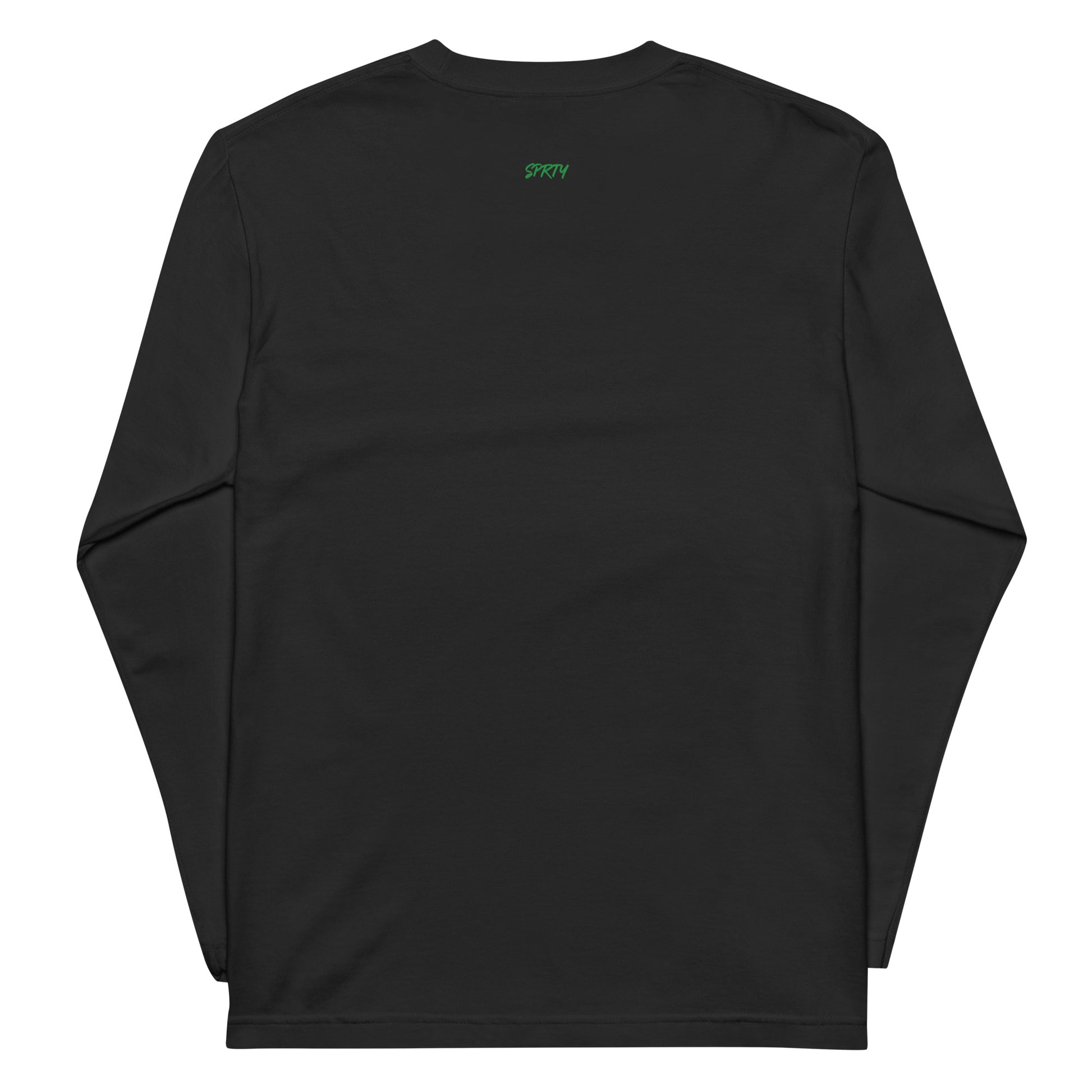カミナリ(左胸)グリーン 長袖Tシャツ LT002-1-GRN 全4色