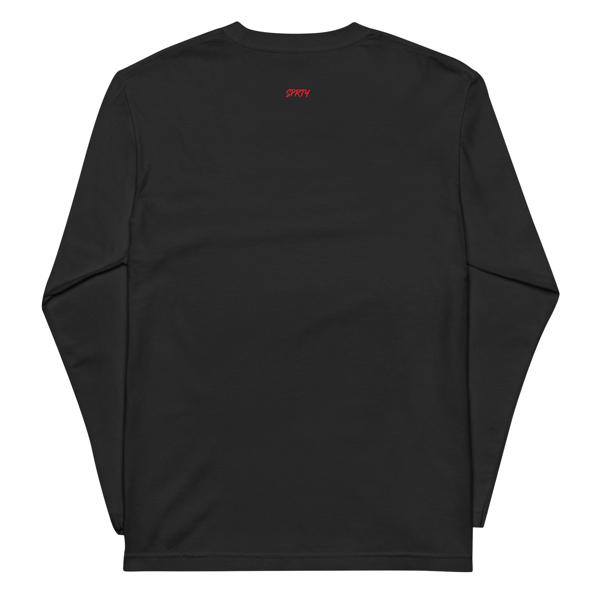 カミナリ(左胸)RED 長袖Tシャツ LT002-1-RED 全4色