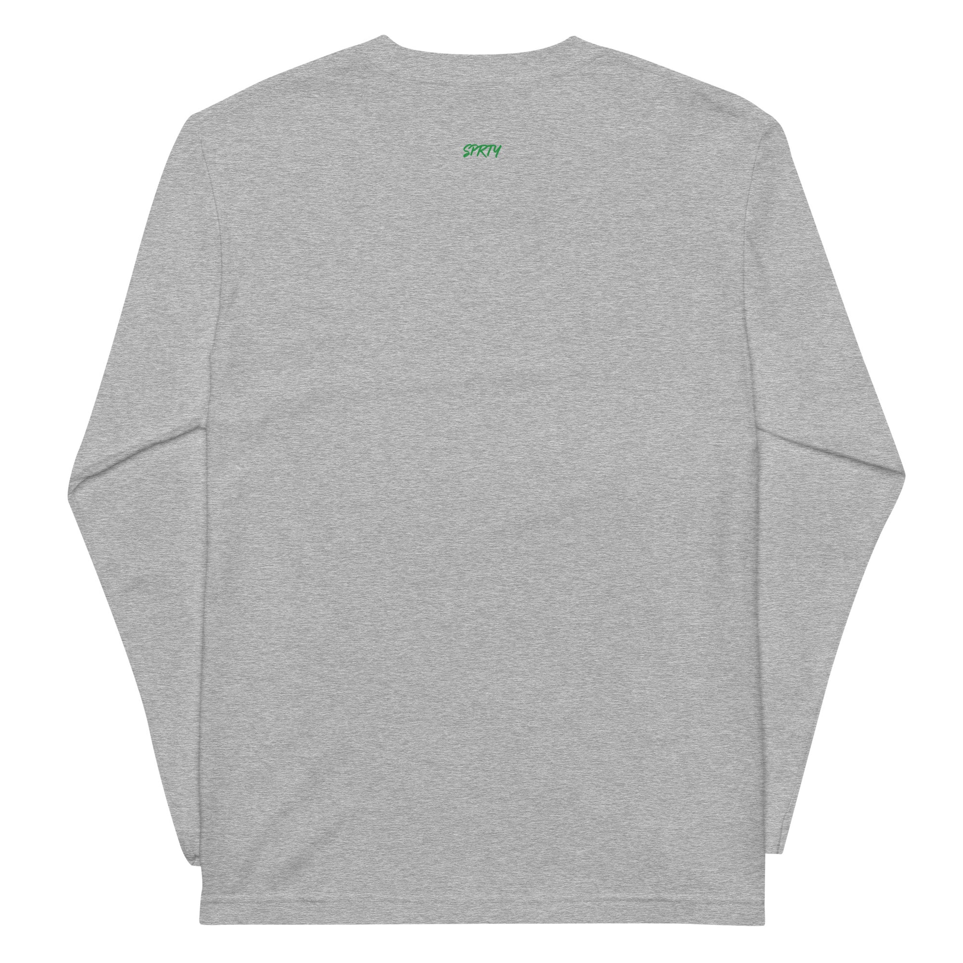 カミナリ(左胸)グリーン 長袖Tシャツ LT002-1-GRN 全4色