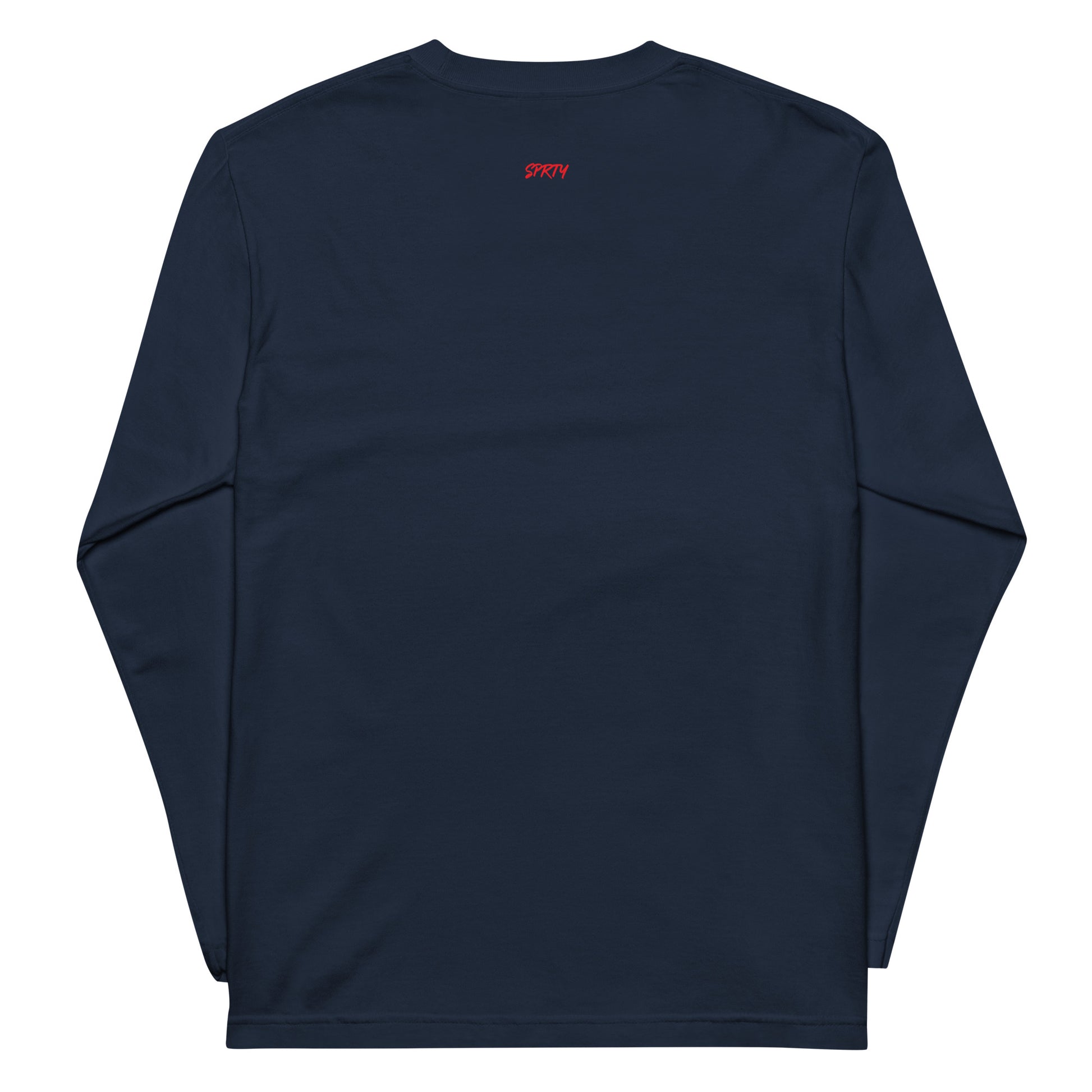 カミナリ(左胸)RED 長袖Tシャツ LT002-1-RED 全4色