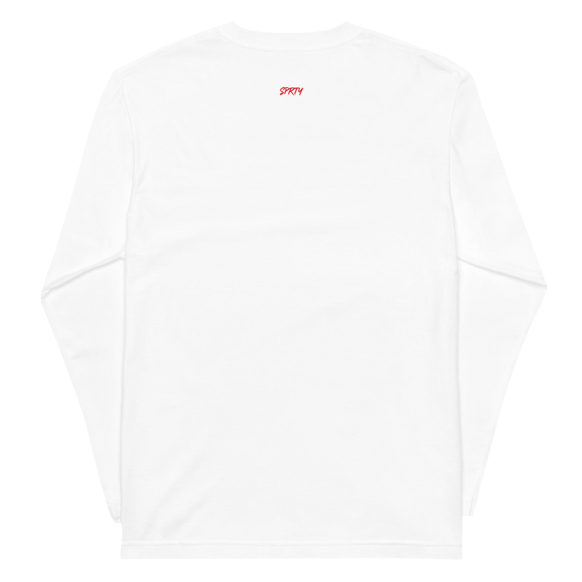 カミナリ(左胸)RED 長袖Tシャツ LT002-1-RED 全4色