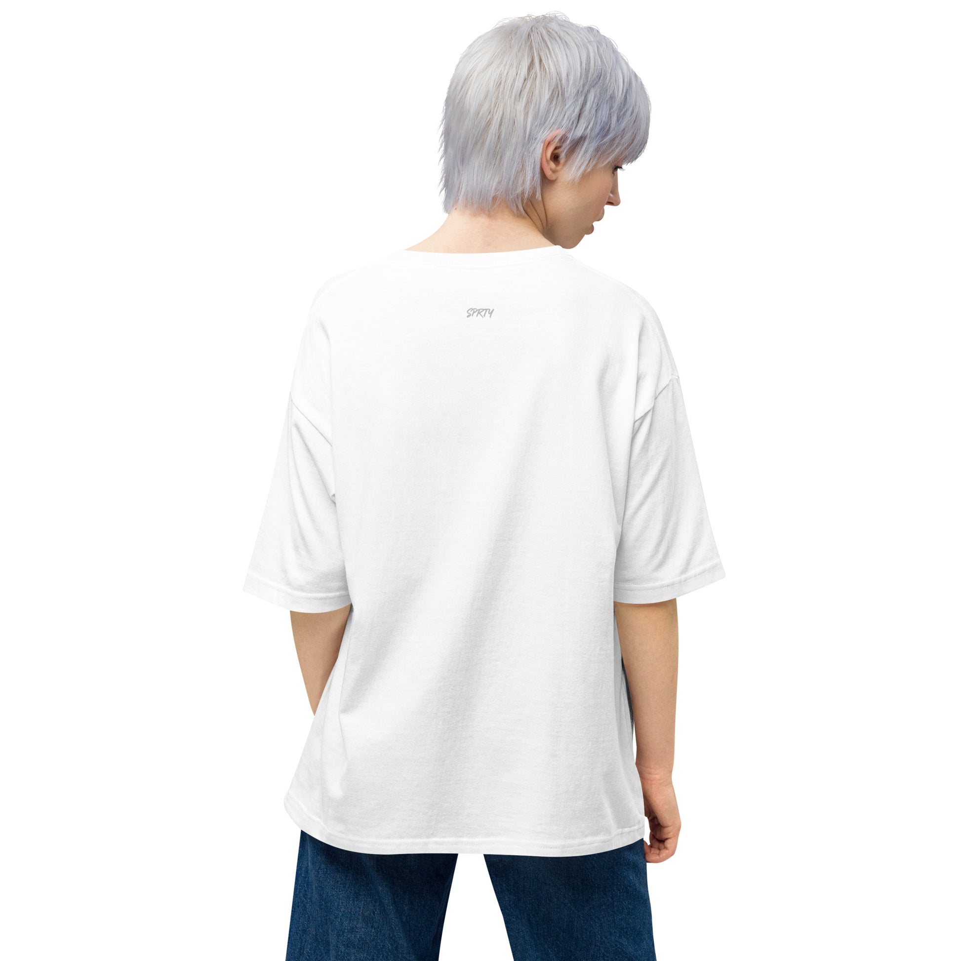 ビッグシルエットTシャツ ST004WHT-2-SLV